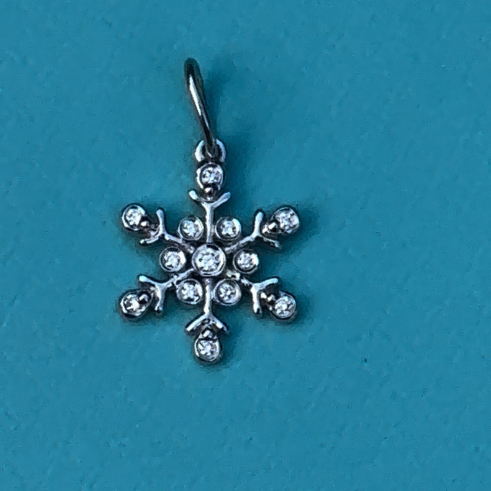 Tiffany & Co. Platinum and diamond Snowflake Pendant